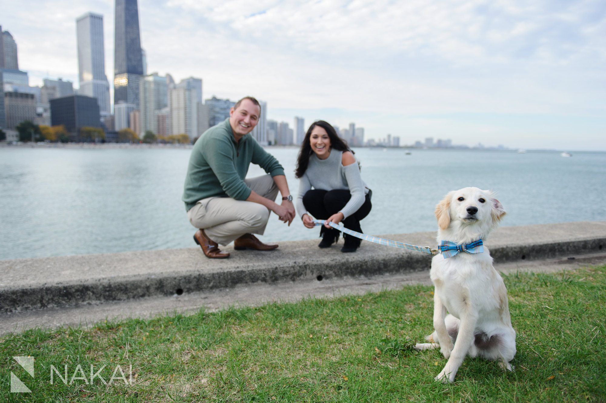 olive park Chicago engagement pictures
