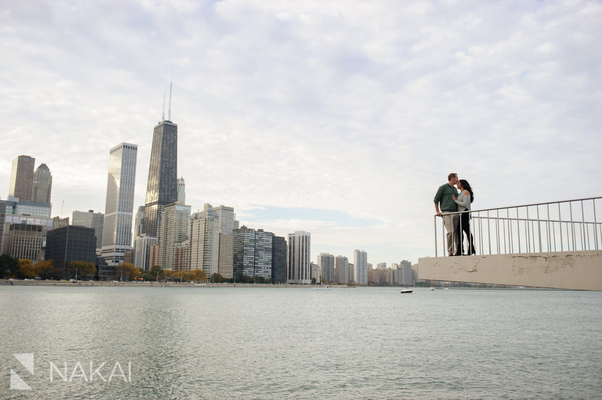 olive park Chicago engagement photos