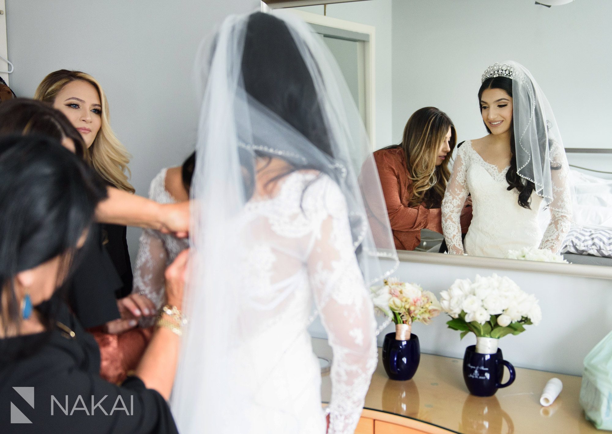 chicago assyrian wedding photo getting ready