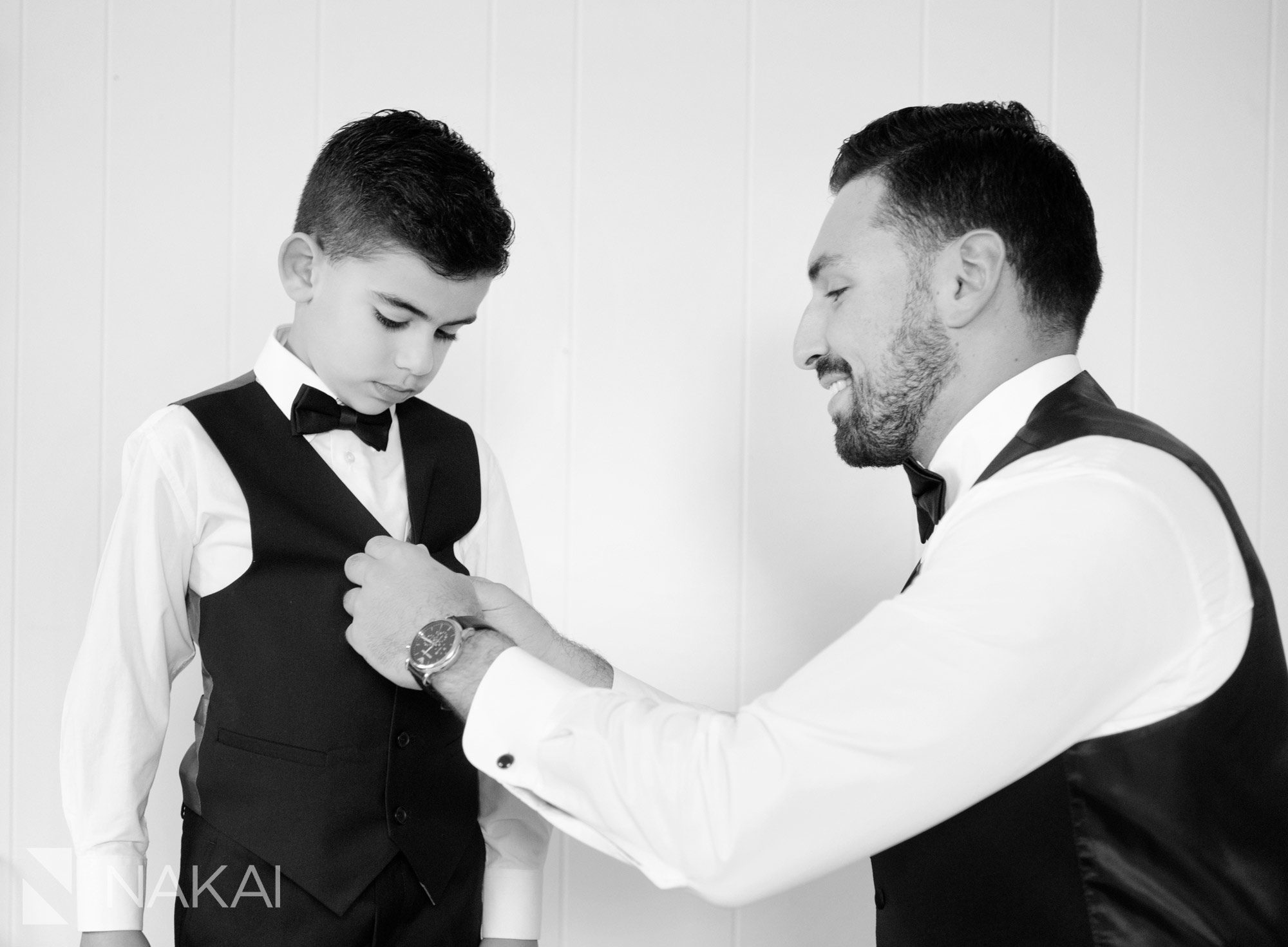chicago assyrian wedding photo groom getting ready
