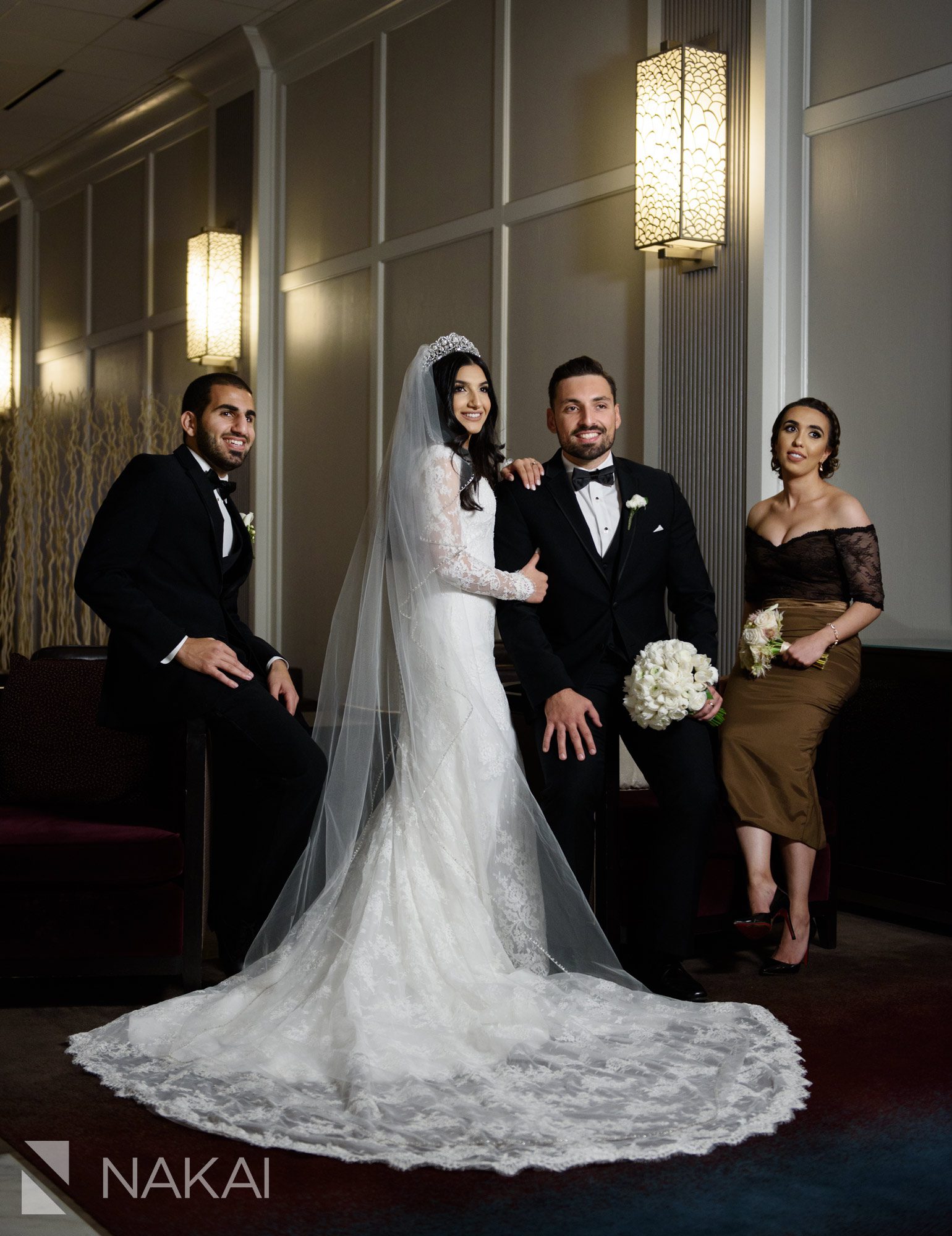 Westin ohare wedding photographer bride groom chicago