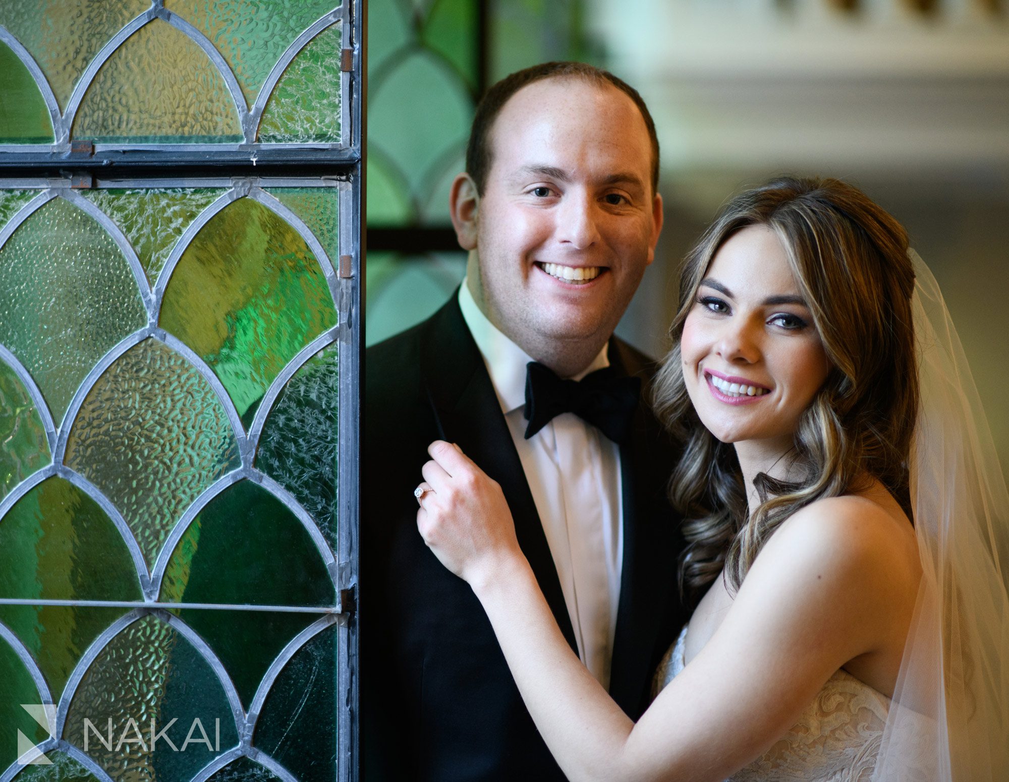 chicago intercontinental magnificent mile wedding photographer bride groom