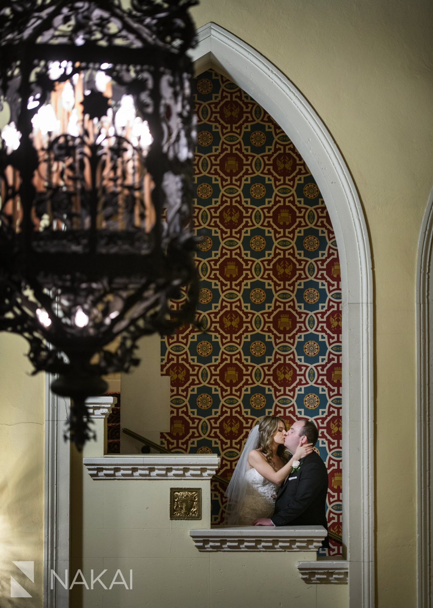 chicago intercontinental magnificent mile wedding photographer bride groom