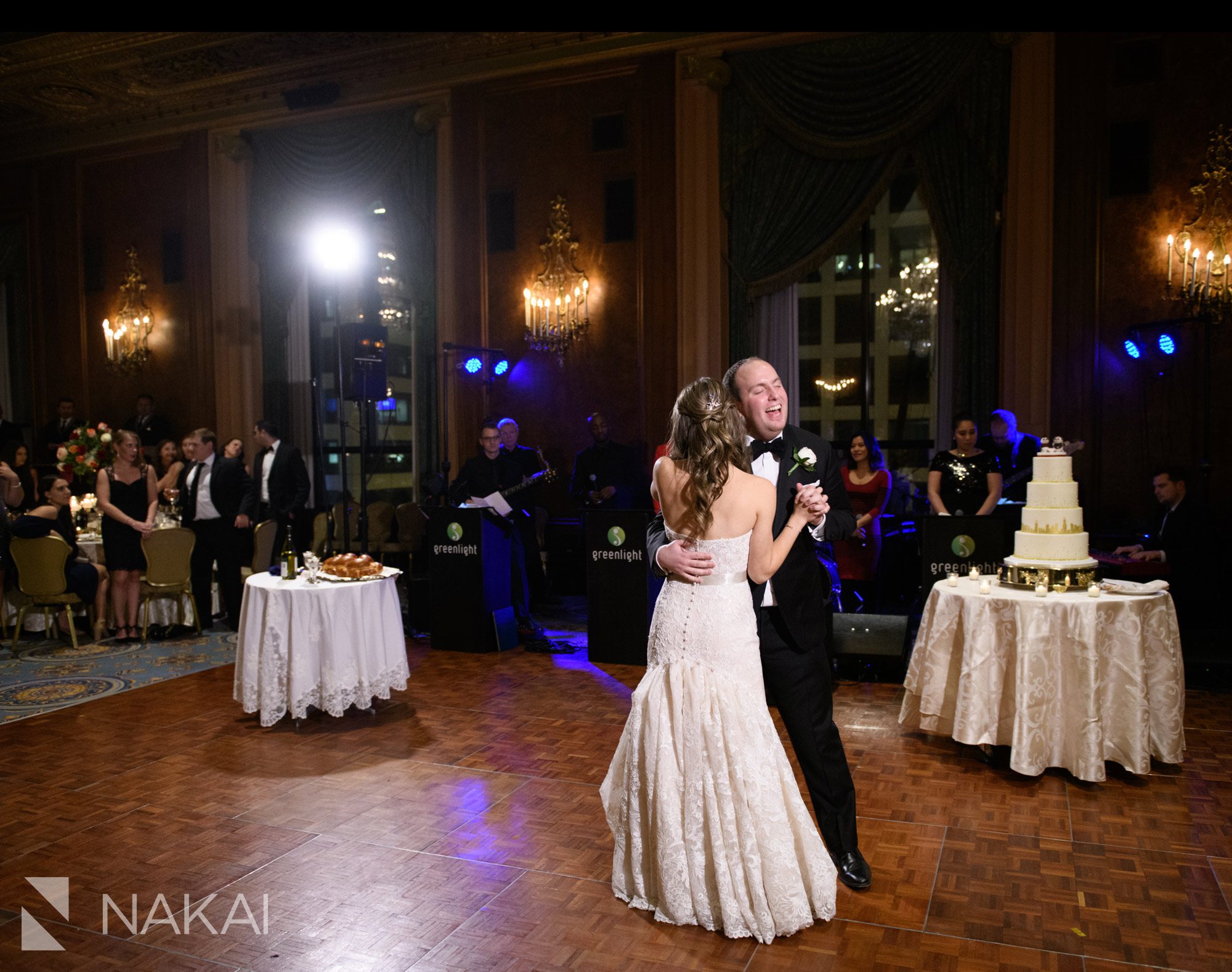 chicago intercontinental magnificent mile wedding reception photos