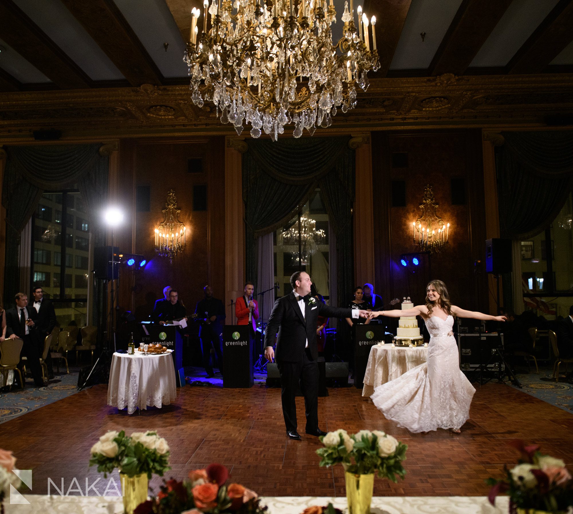 intercontinental chicago wedding reception photos