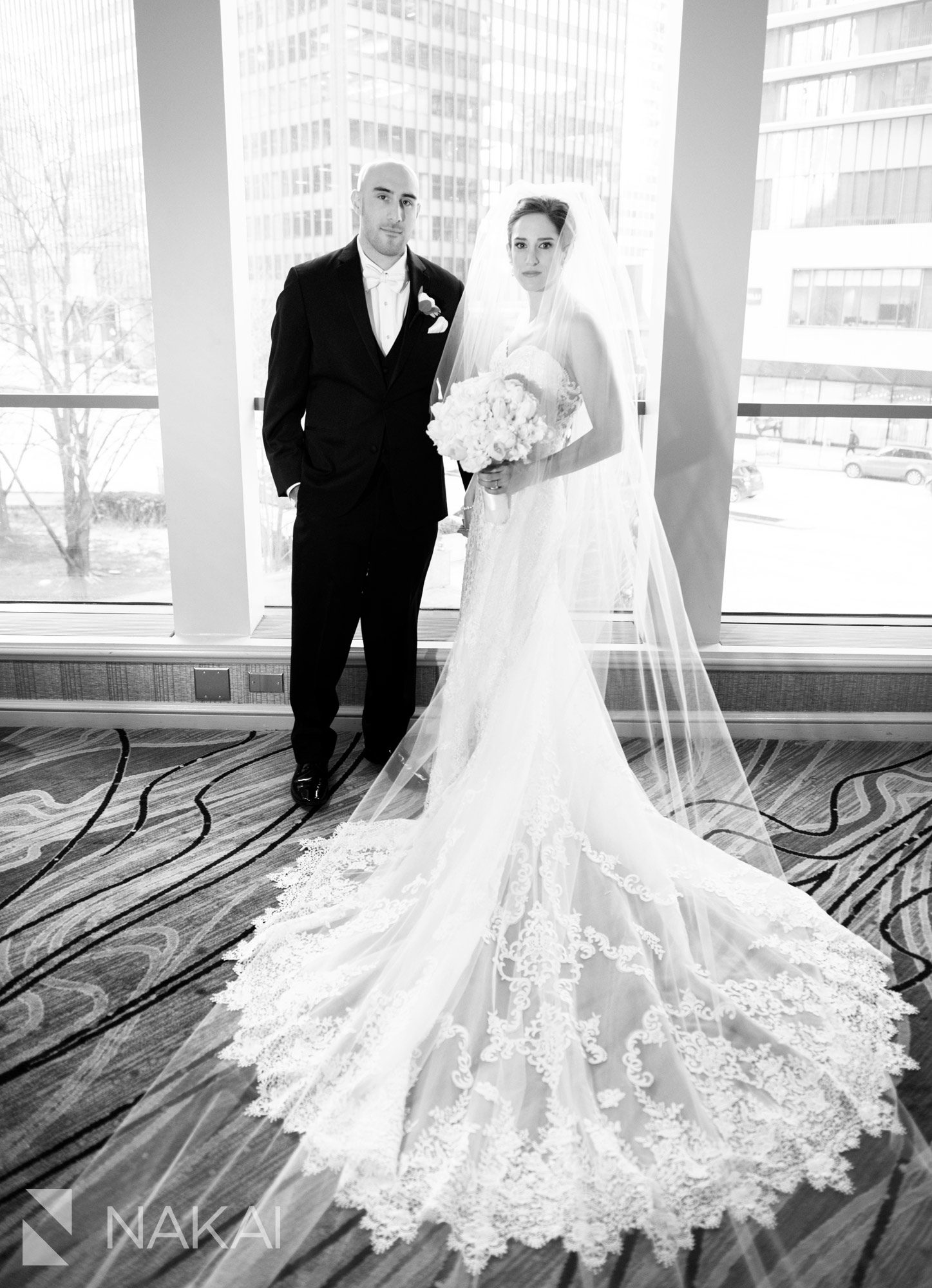 fairmont millennium park wedding photos bride groom