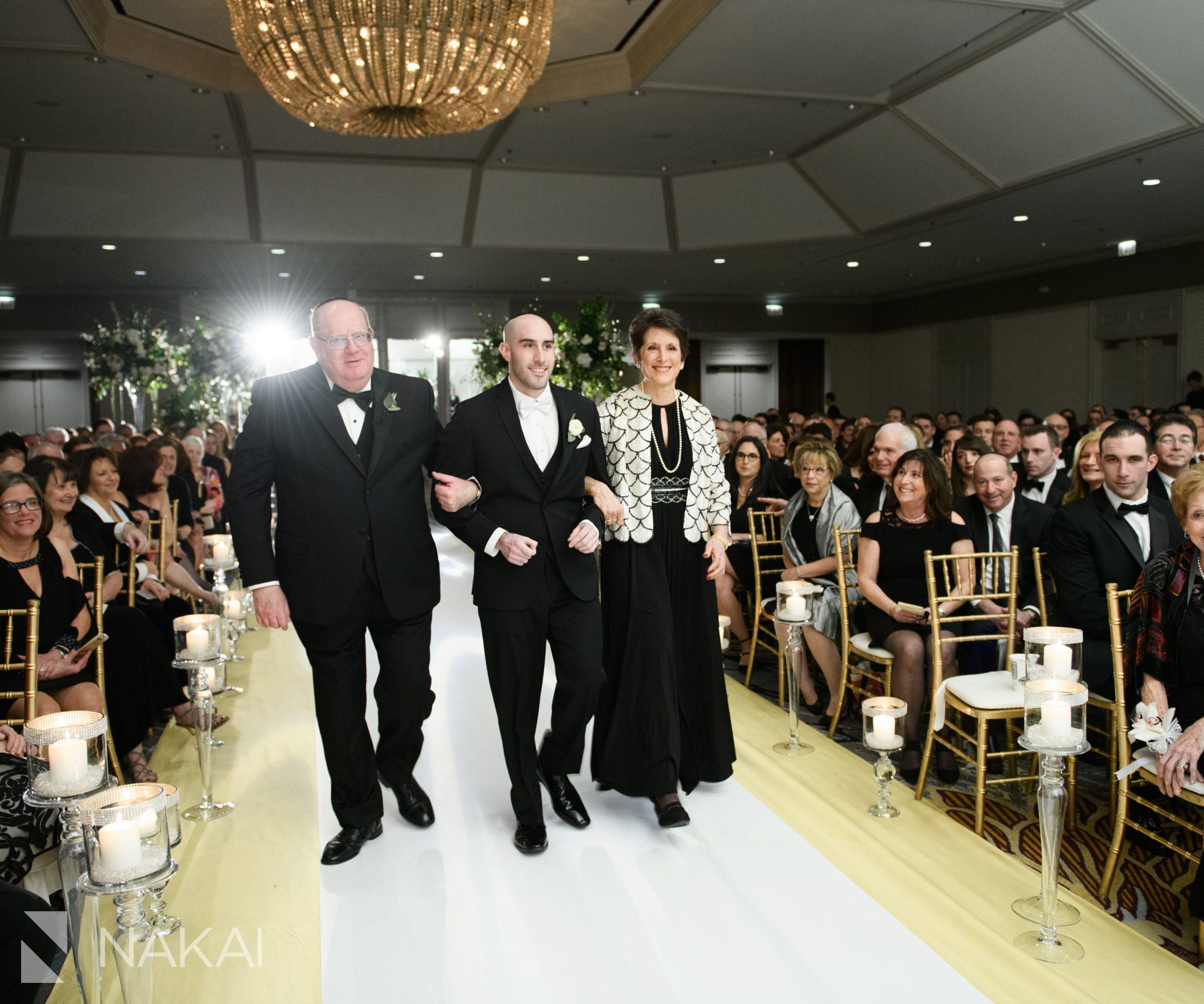 Chicago fairmont millennium park wedding photos ceremony