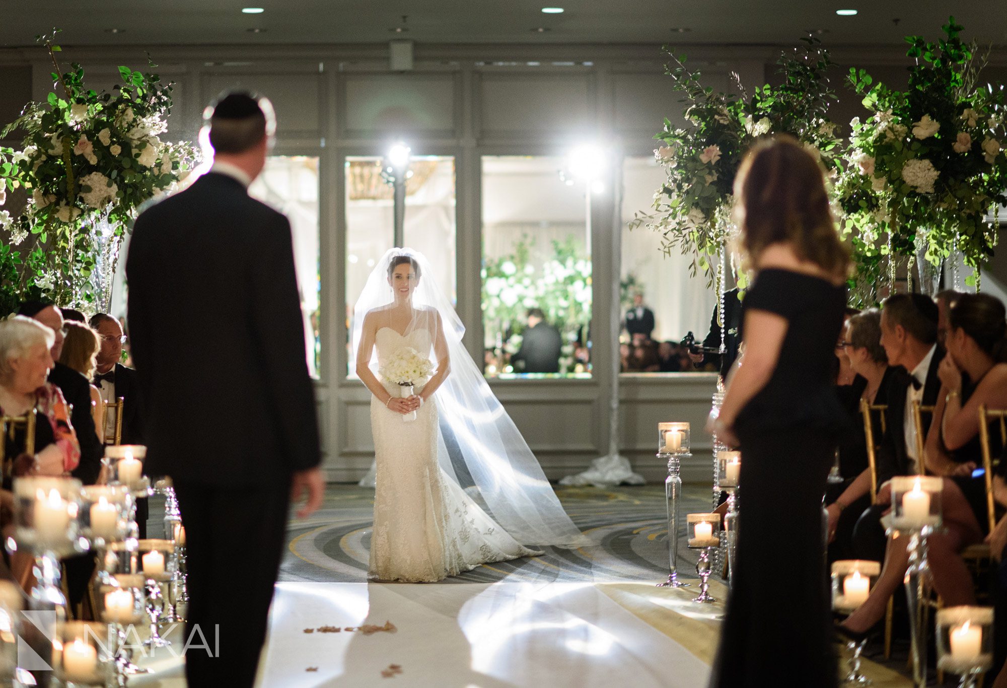 fairmont chicago wedding photographer bride groom ceremony