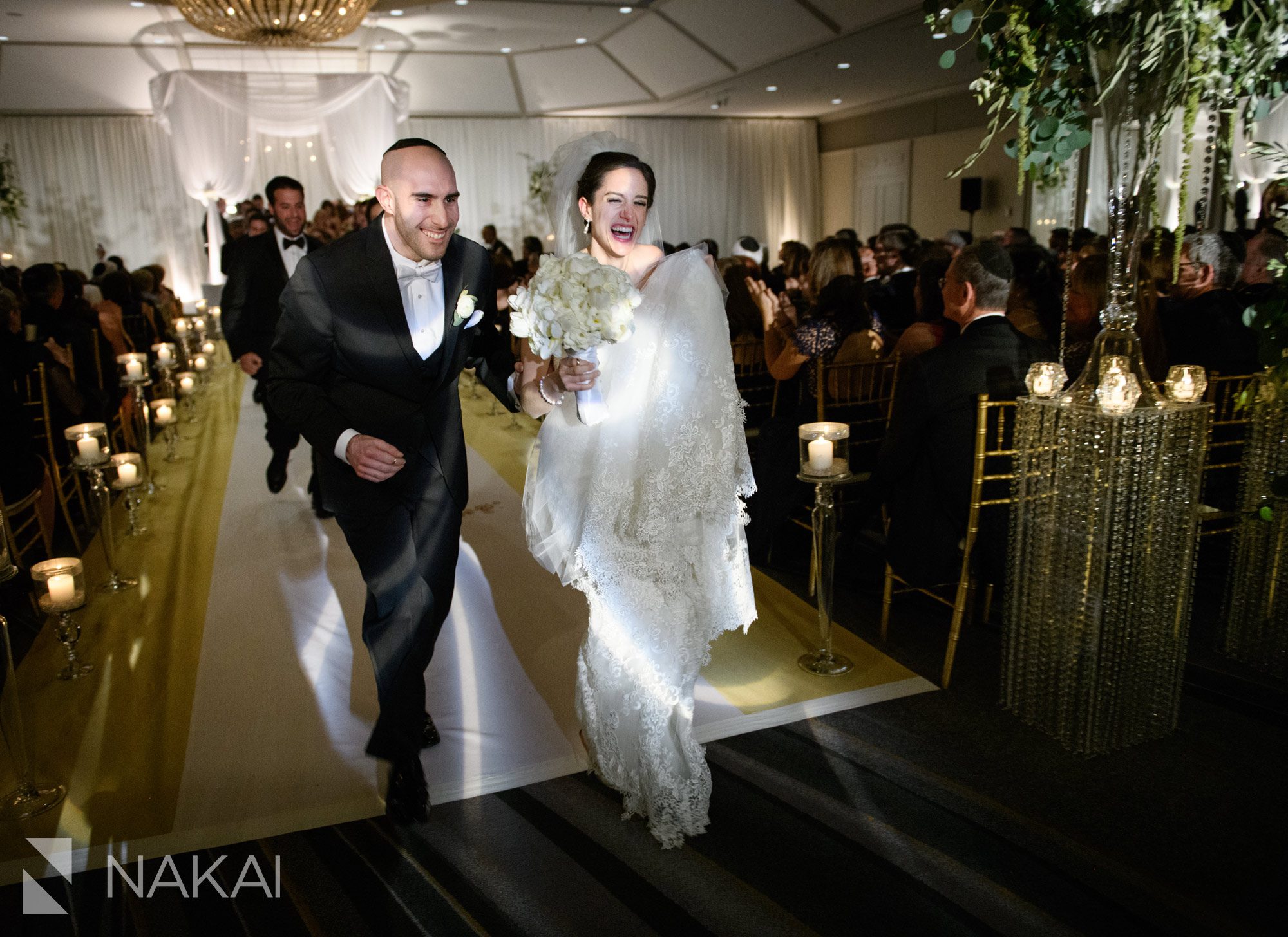 Chicago fairmont wedding photographer ceremony