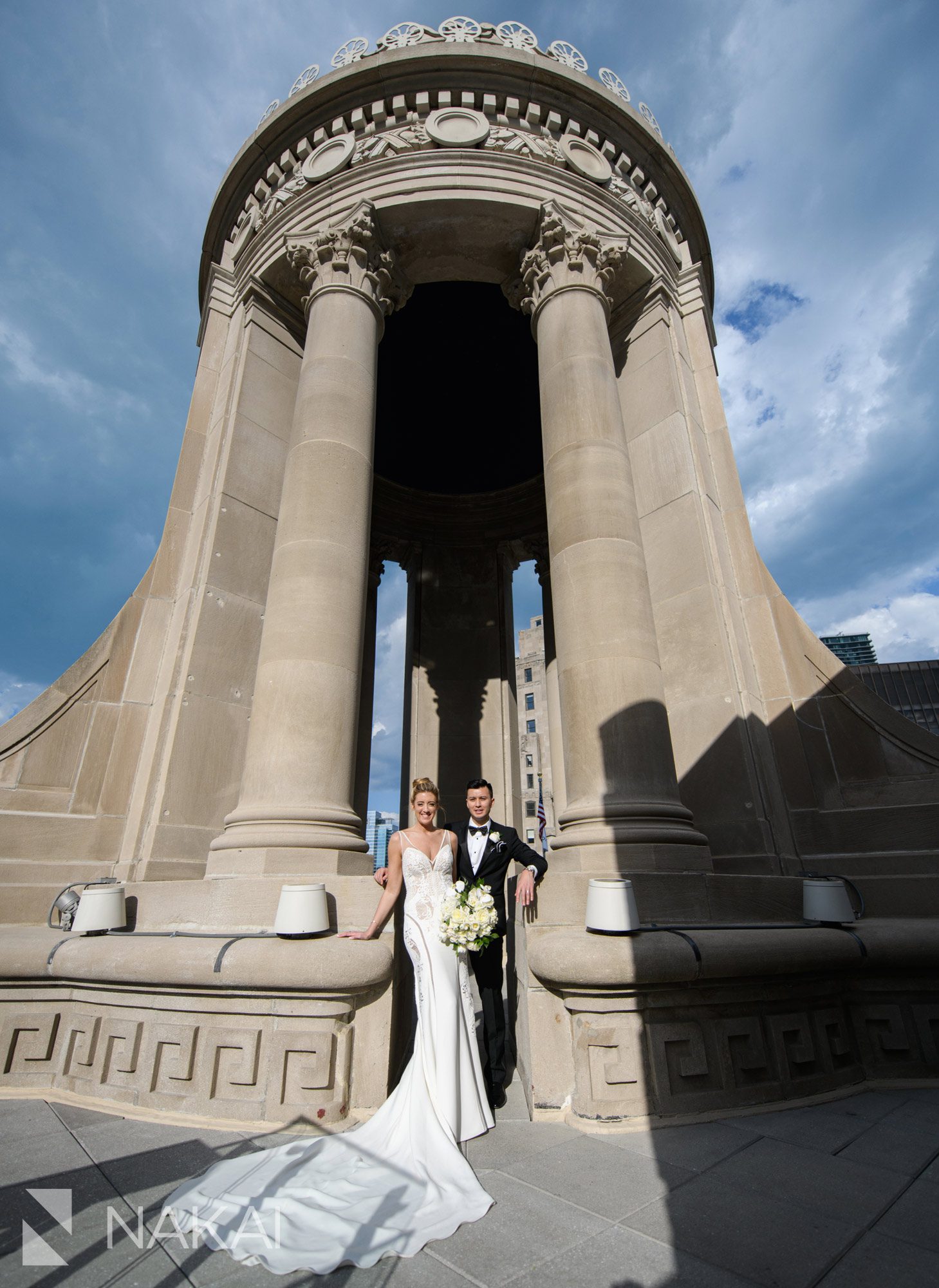 LondonHouse Chicago Wedding Picture Cupola Rooftop