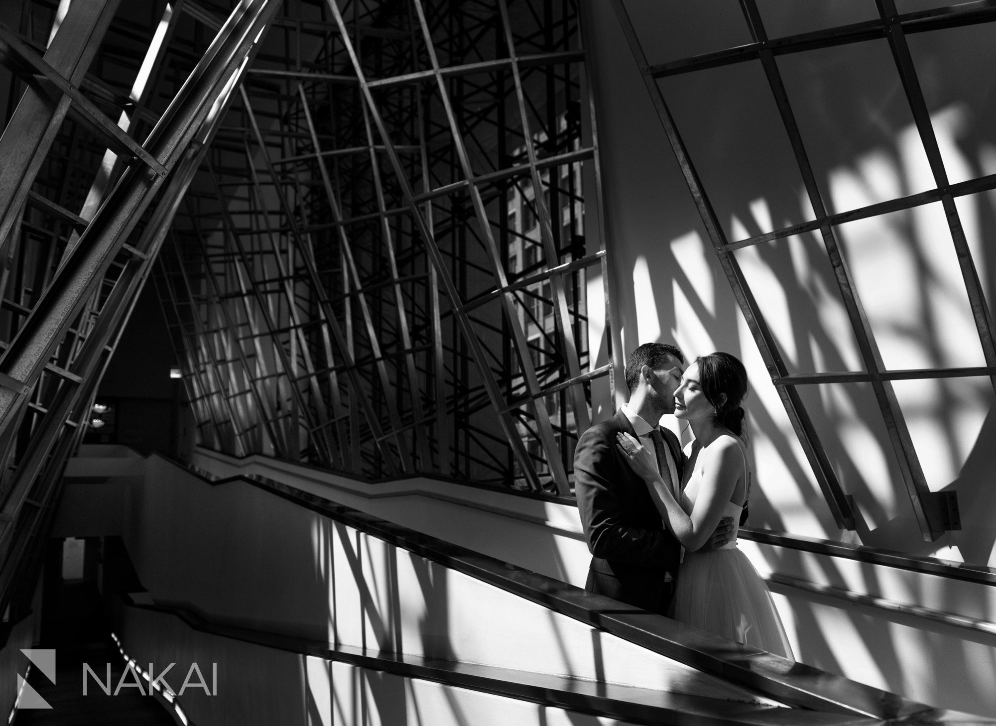 Chicago Cultural Center wedding photographer staircase
