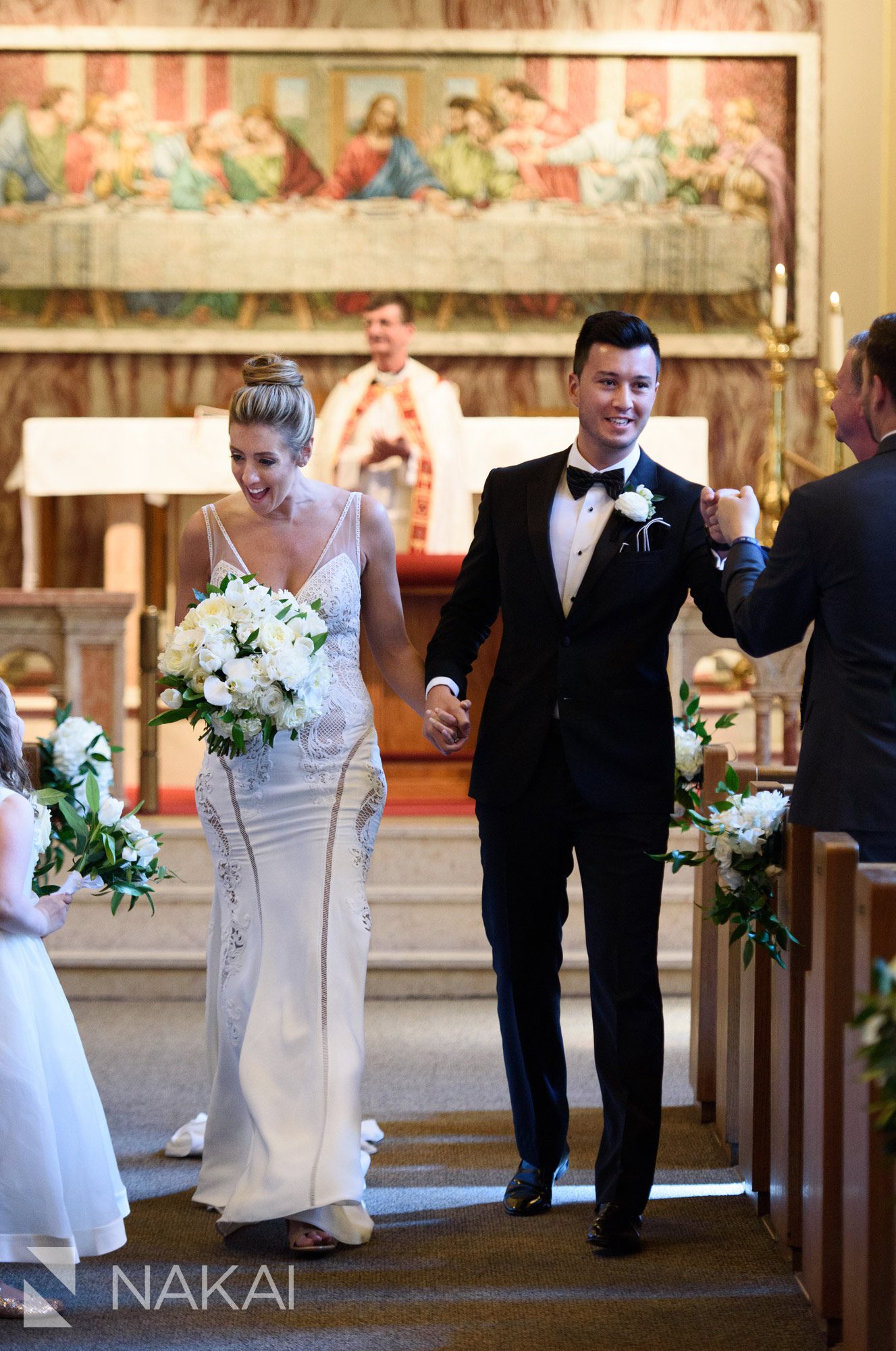 Chicago catholic wedding ceremony image