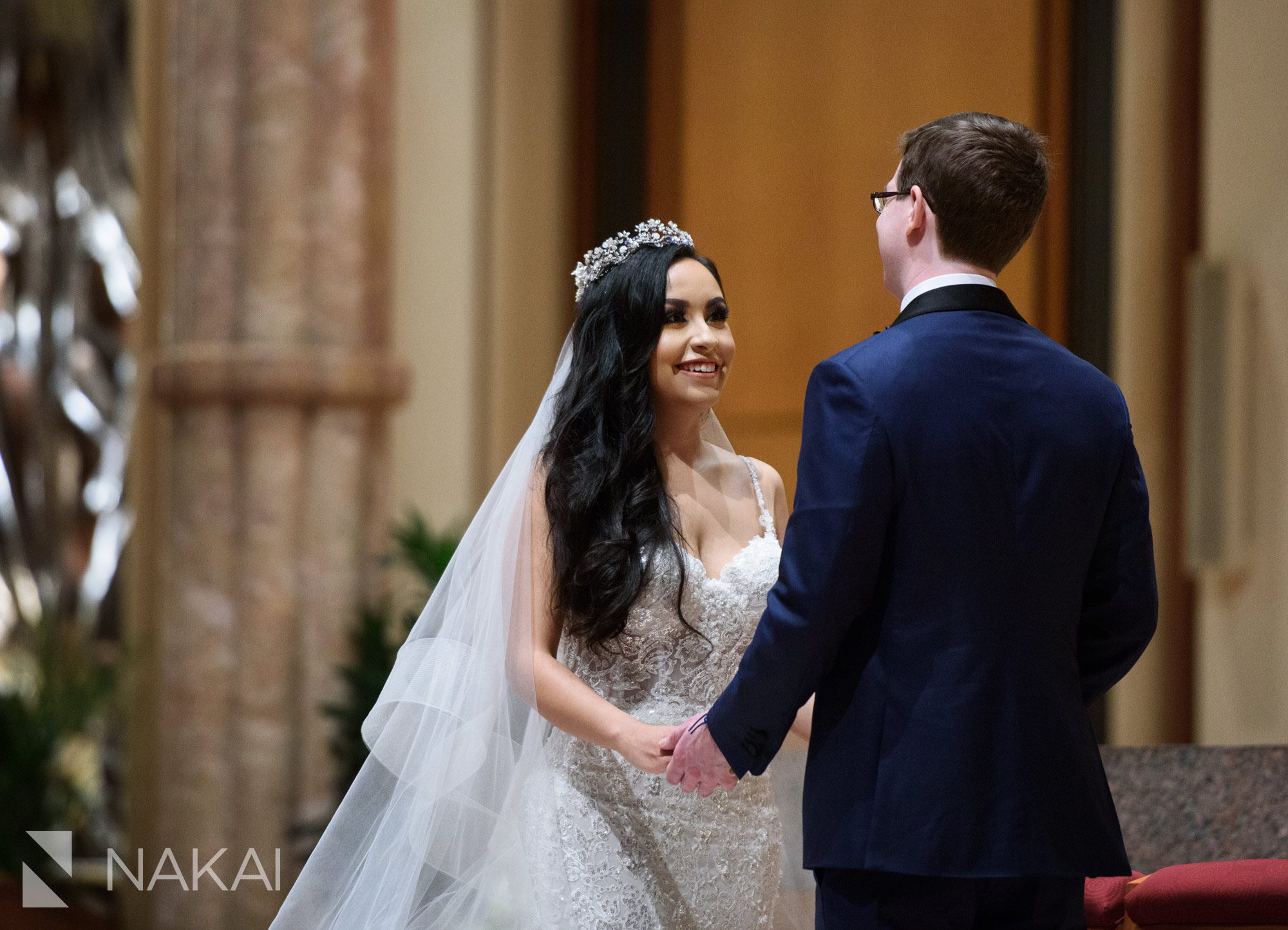 Chicago holy name cathedral wedding photos