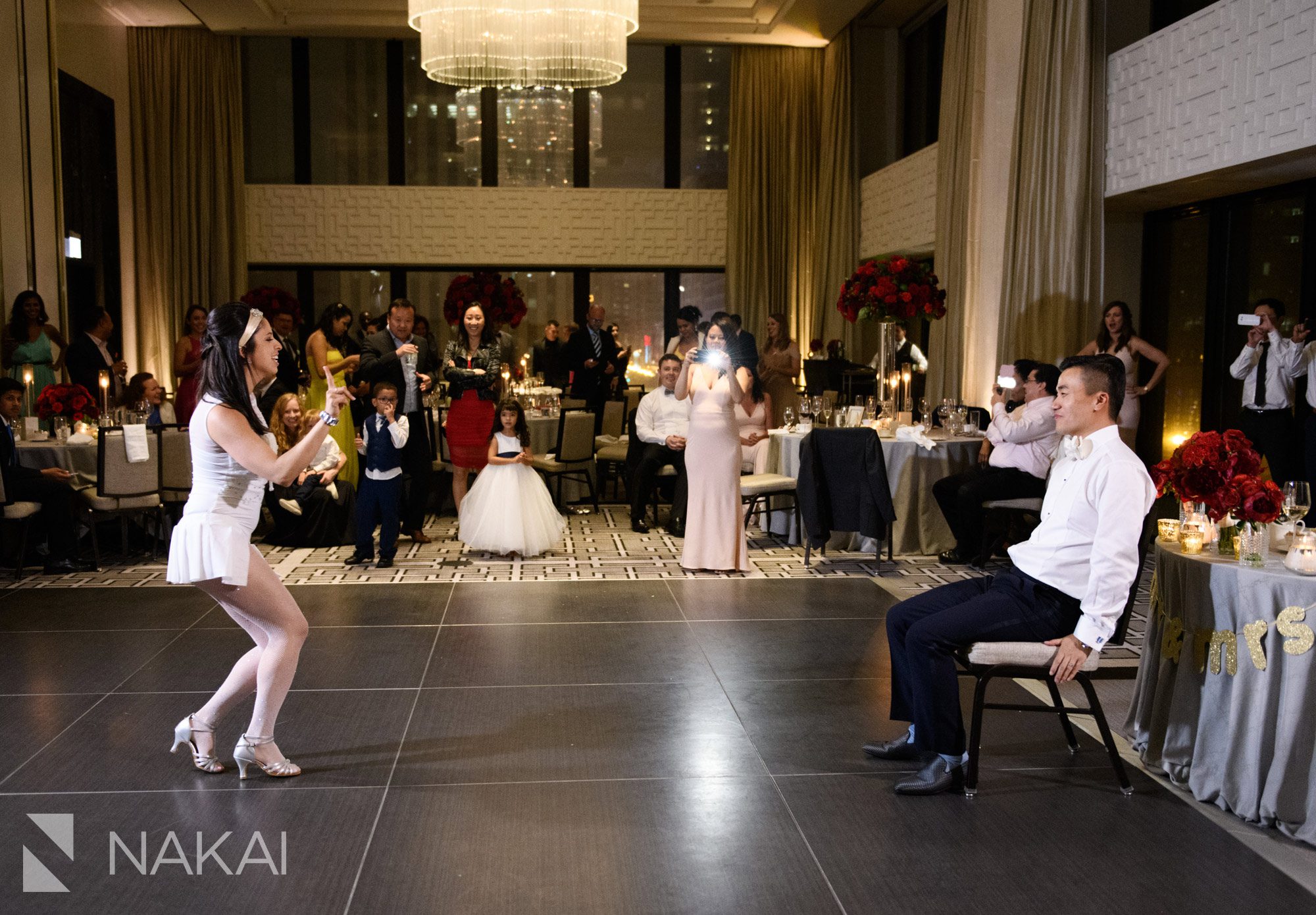 langham chicago wedding reception photos dancing