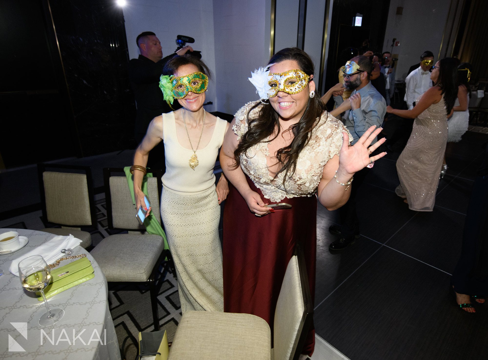 langham chicago wedding reception photographers dancing