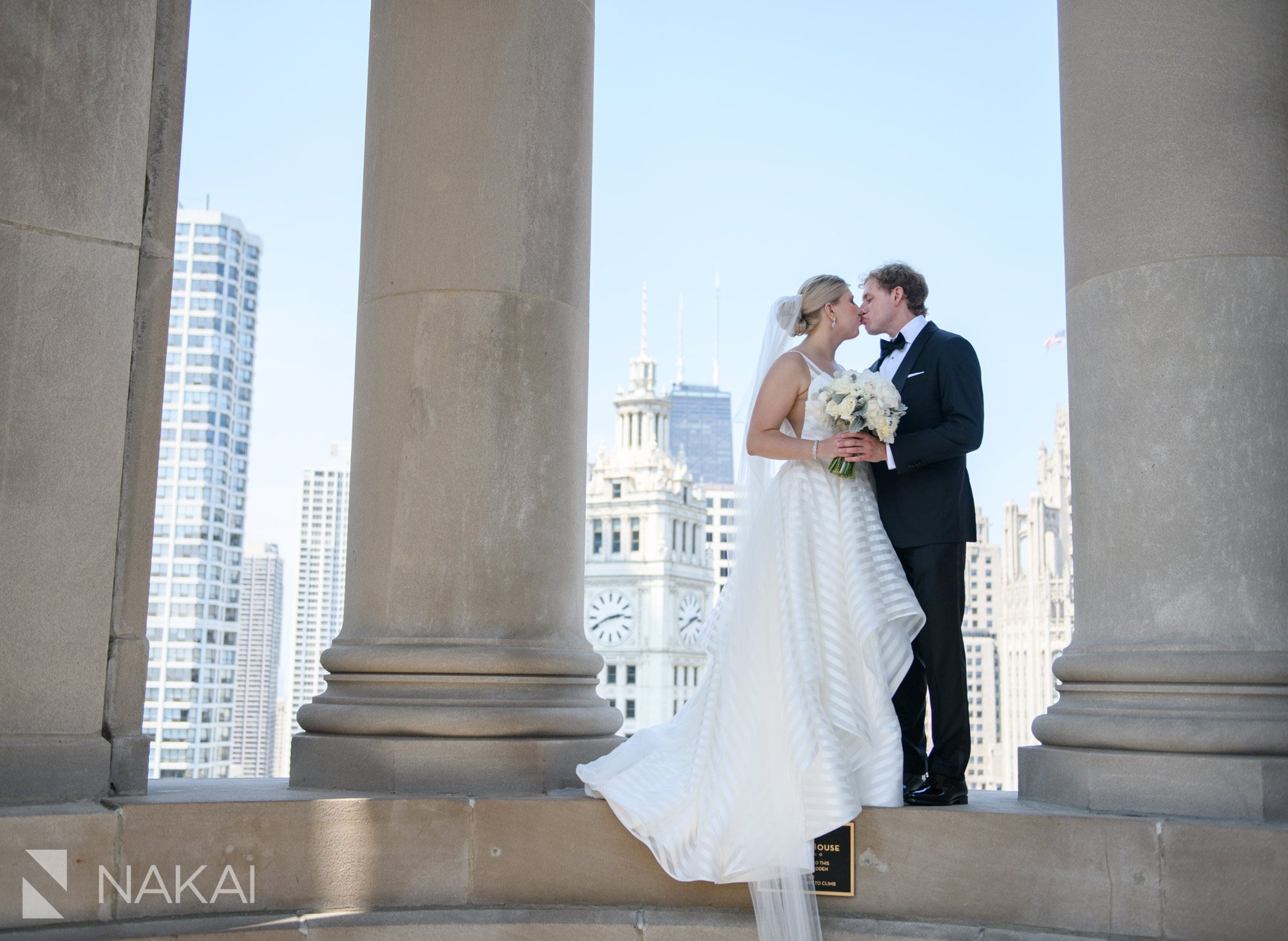 best londonhouse wedding photographer Chicago rooftop bride groom