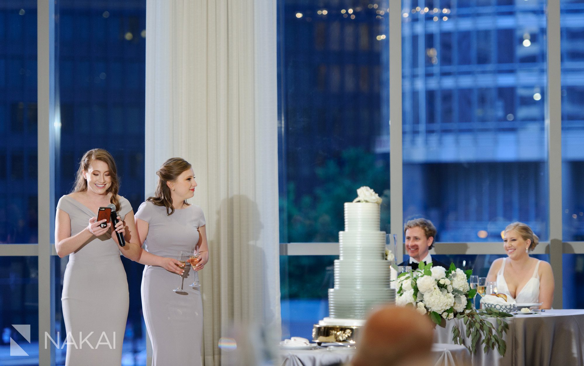 londonhouse Chicago wedding photos reception toast