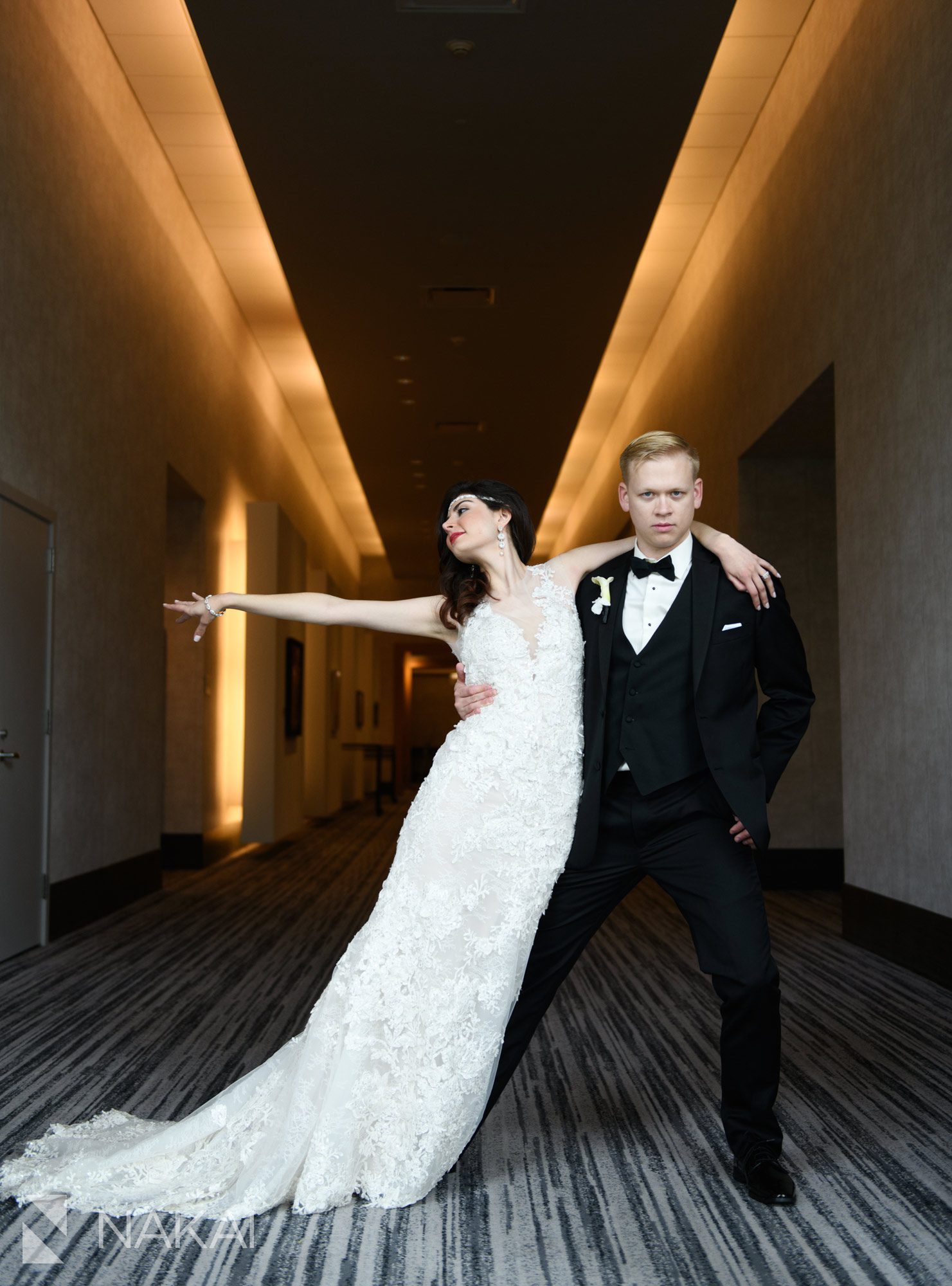 chicago loews o'hare wedding photographer bride groom