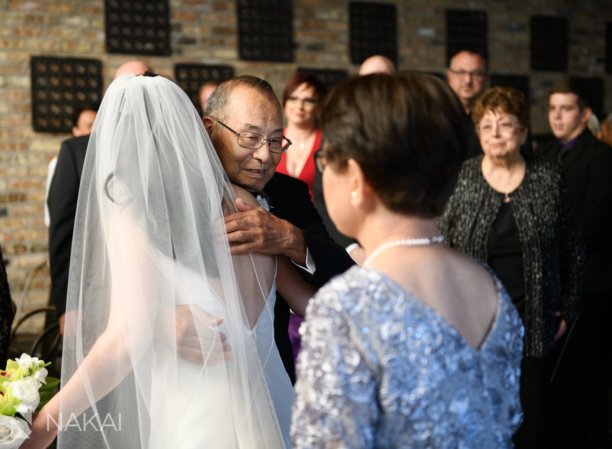 Chicago loft wedding ceremony photographer