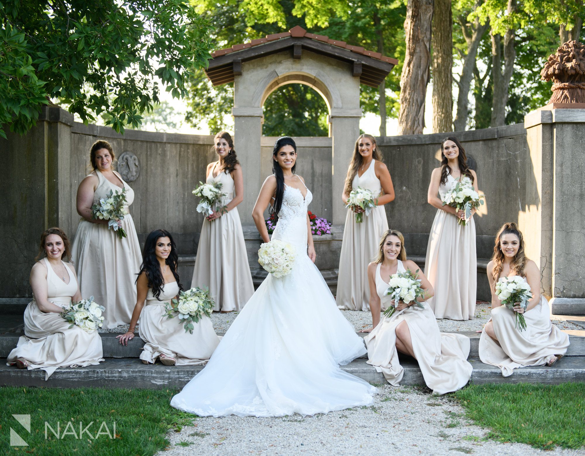 armour house wedding pictures bridal party