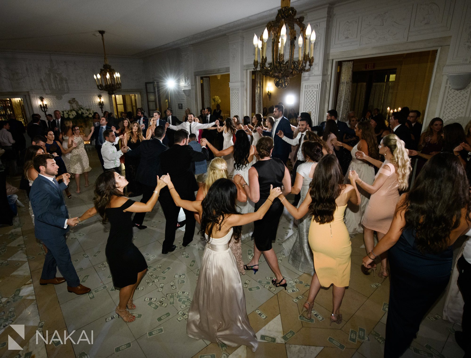 greek wedding reception photos dancing Chicago