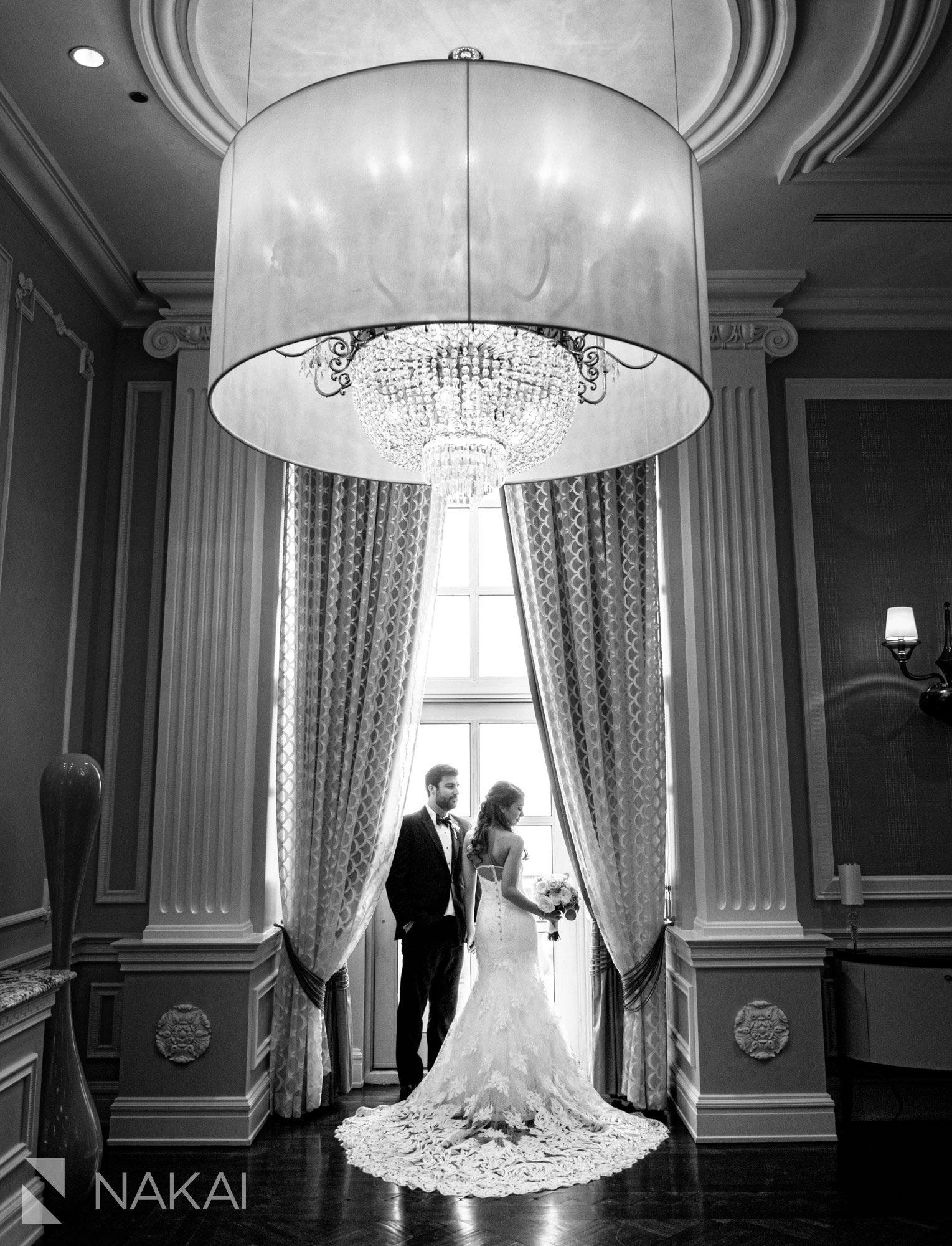 hilton Chicago wedding photographer best bride groom Conrad suite