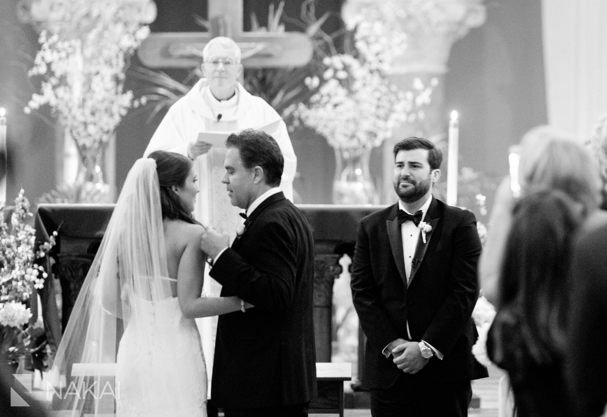 Chicago catholic wedding photos