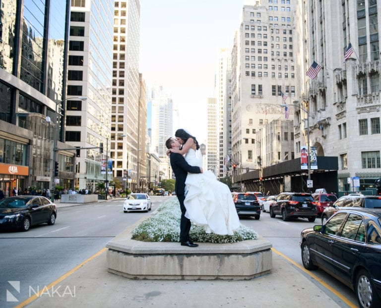 Chicago wedding photography best Michigan avenue