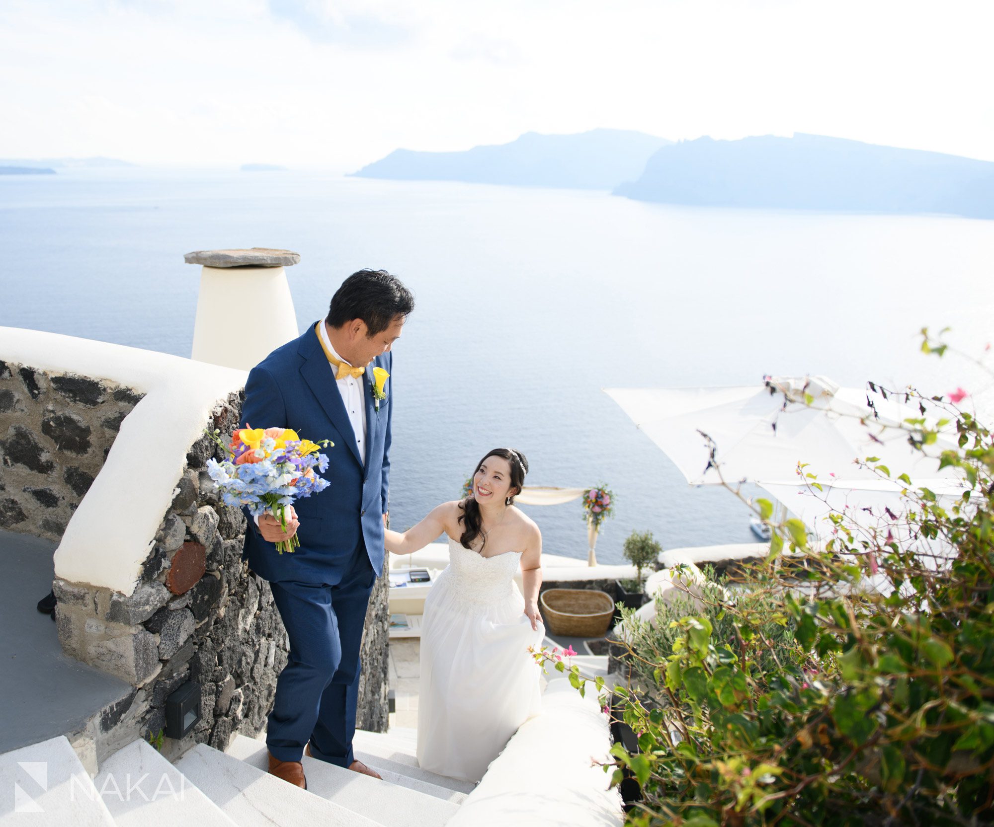 destination wedding photos in Oia Santorini Greece wedding details