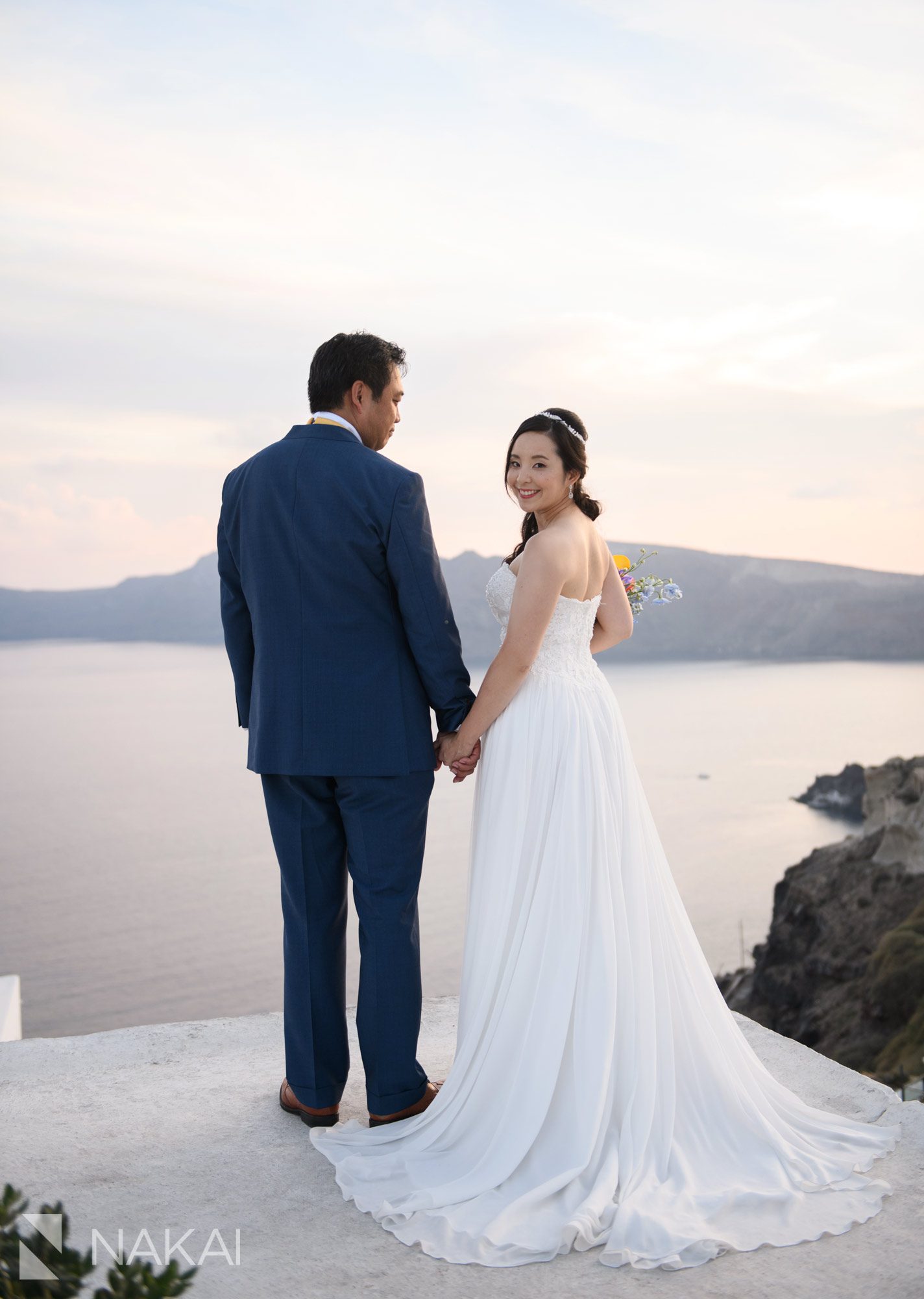 Santorini wedding pictures destination oia Greece 