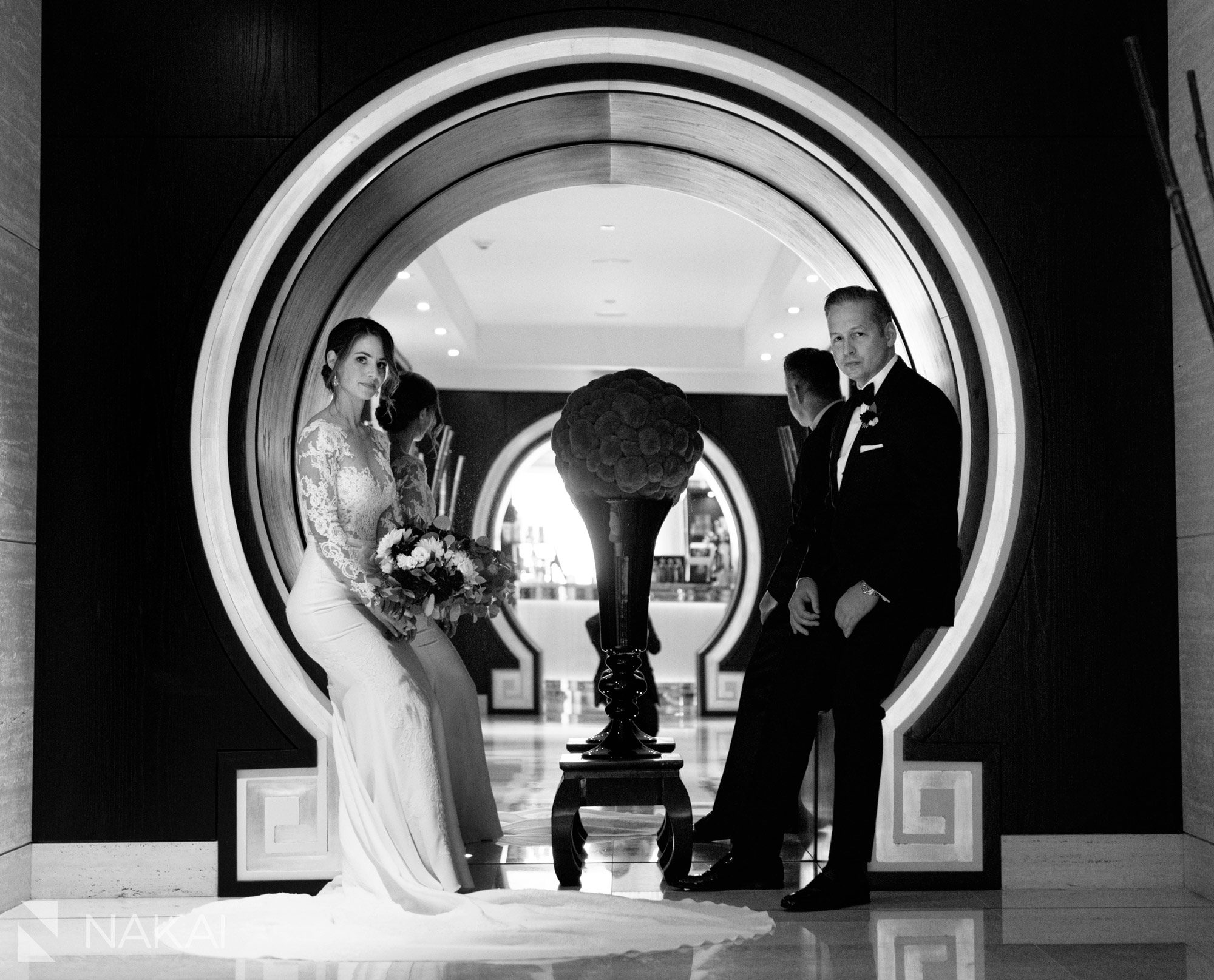 Langham Chicago wedding photographers spa