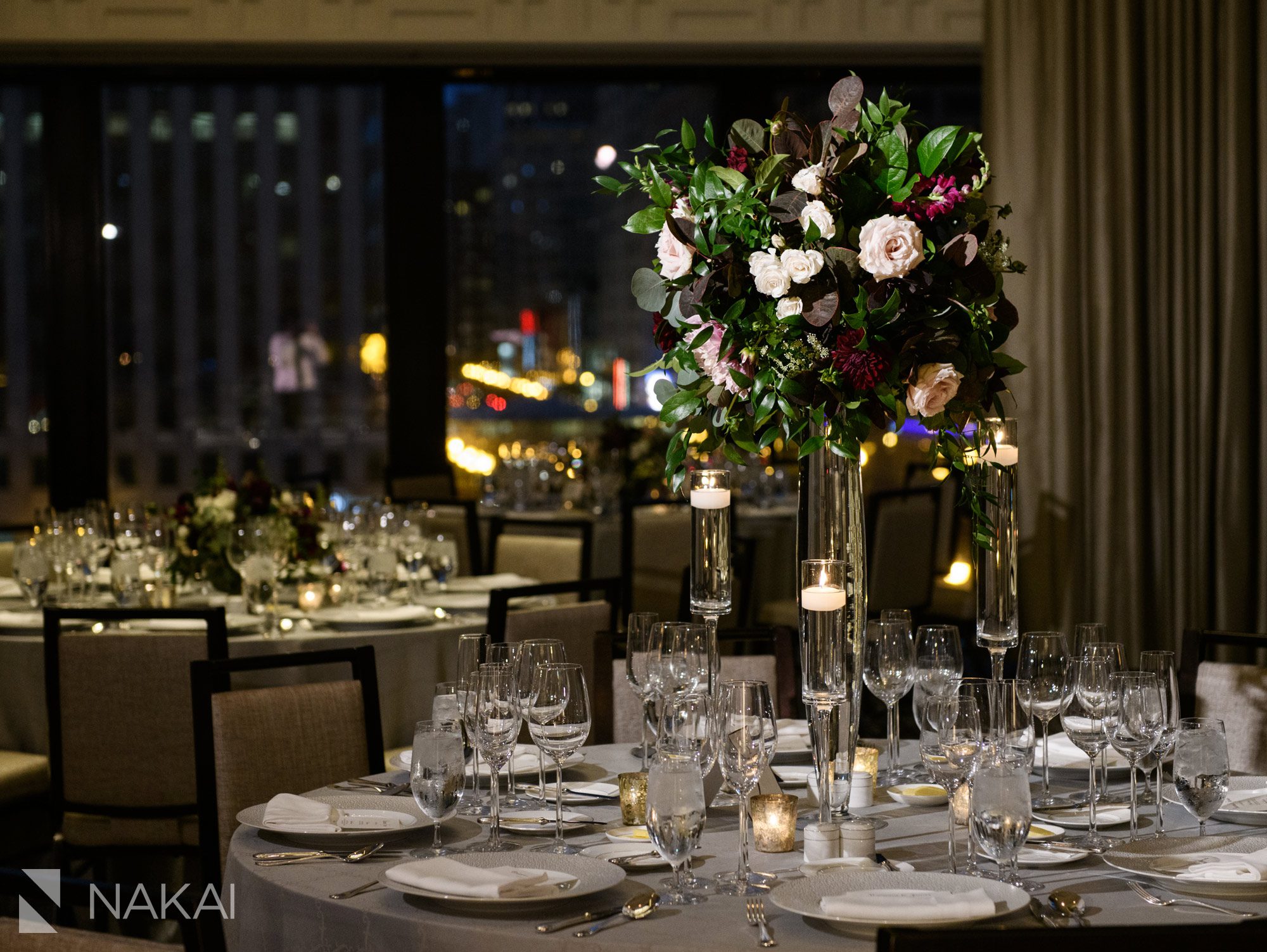 best Chicago langham wedding reception photos details flowers