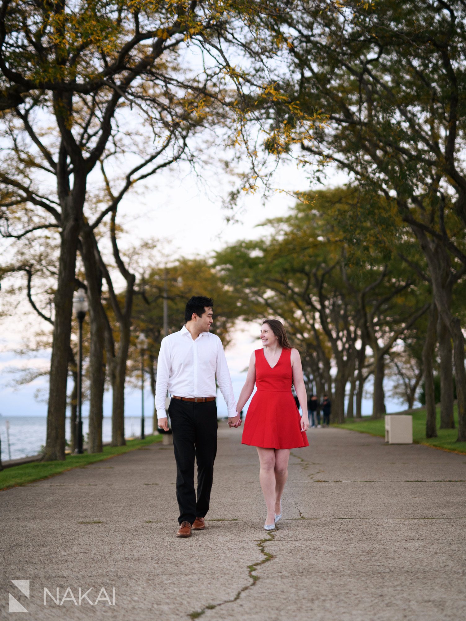 Chicago olive park engagement session pictures Lake Michigan