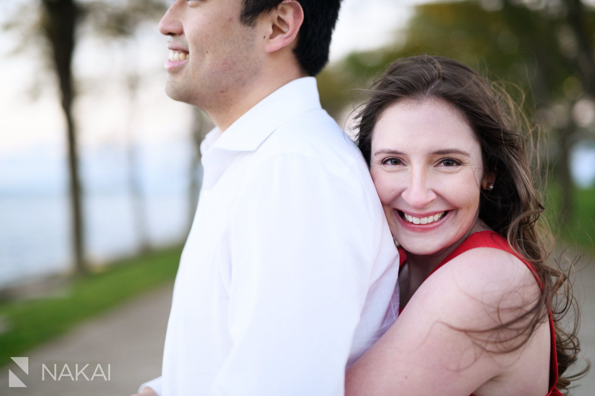 Chicago olive park engagement session pictures Lake Michigan
