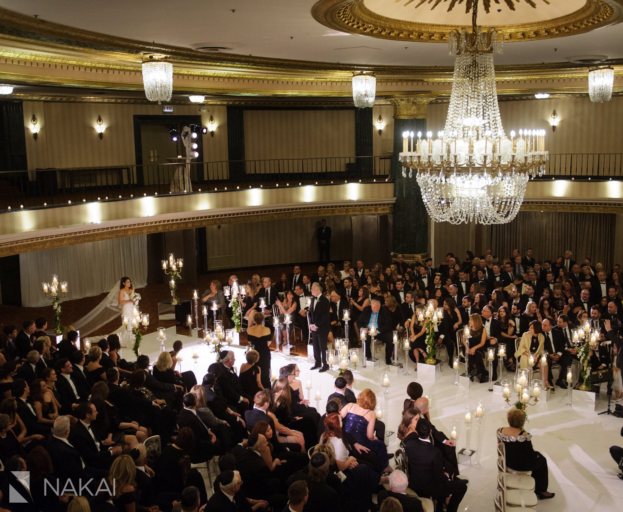 intercontinental magnificent mile wedding photographer grand ballroom chicago