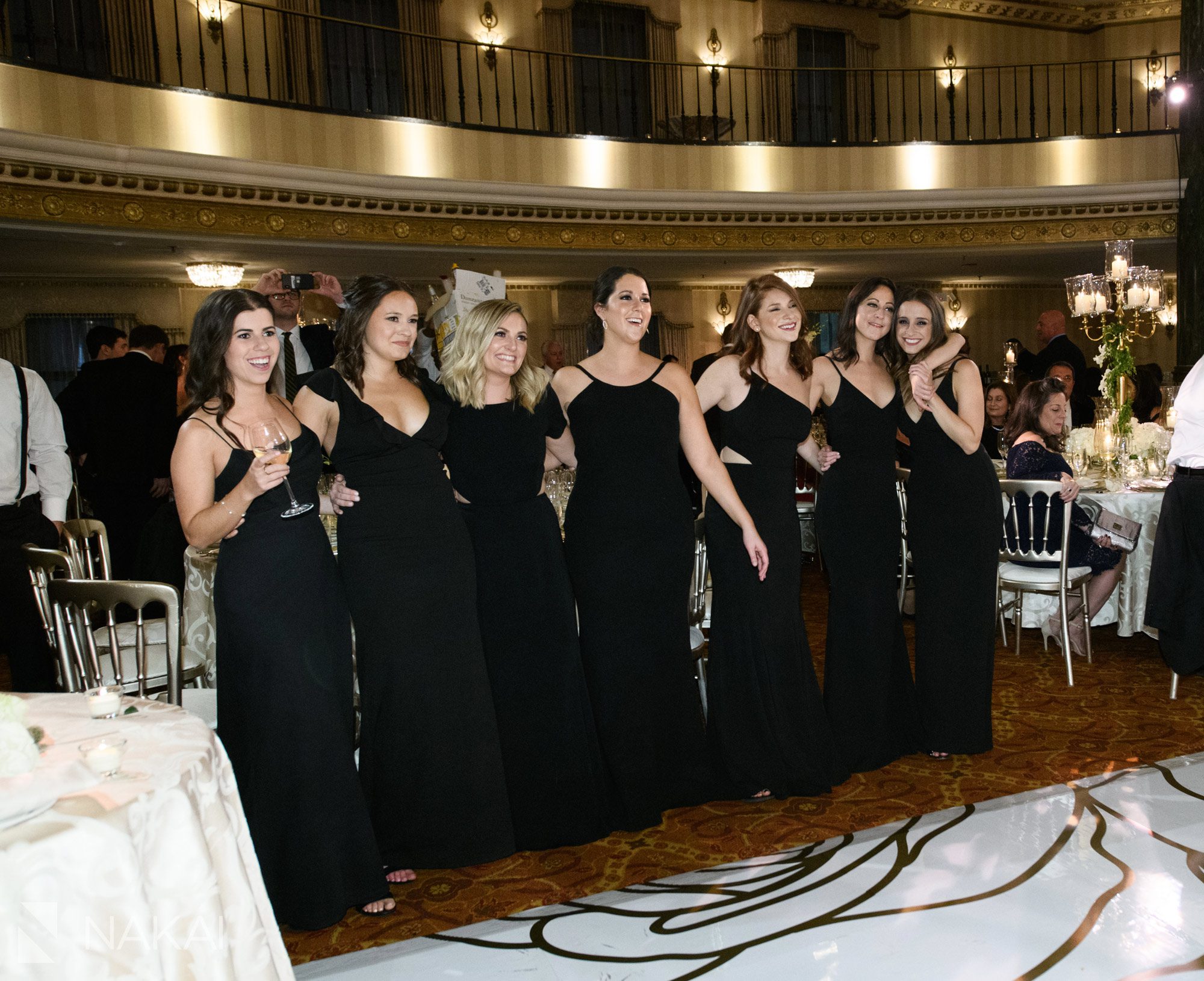intercontinental magnificent mile reception wedding pictures grand ballroom