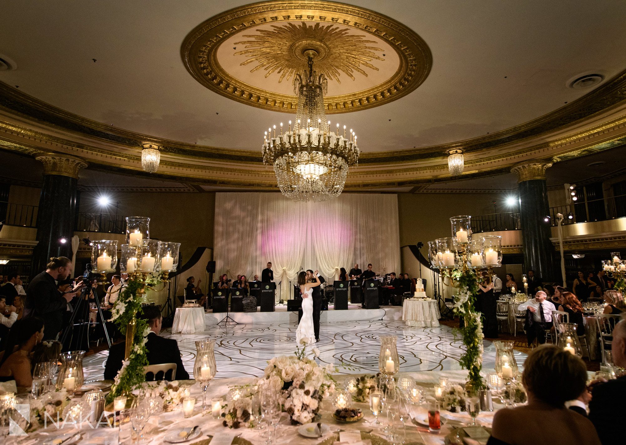 intercontinental magnificent mile wedding photographer grand ballroom chicago