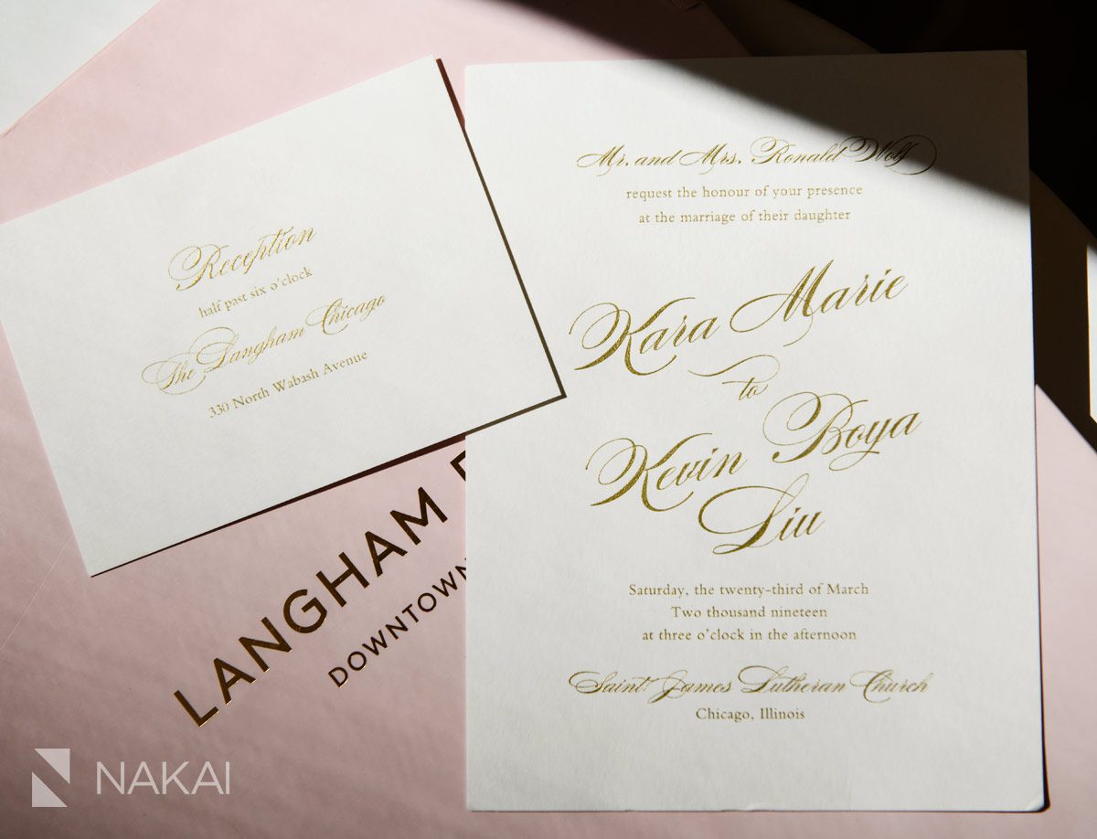 best Chicago luxury wedding photos invitations