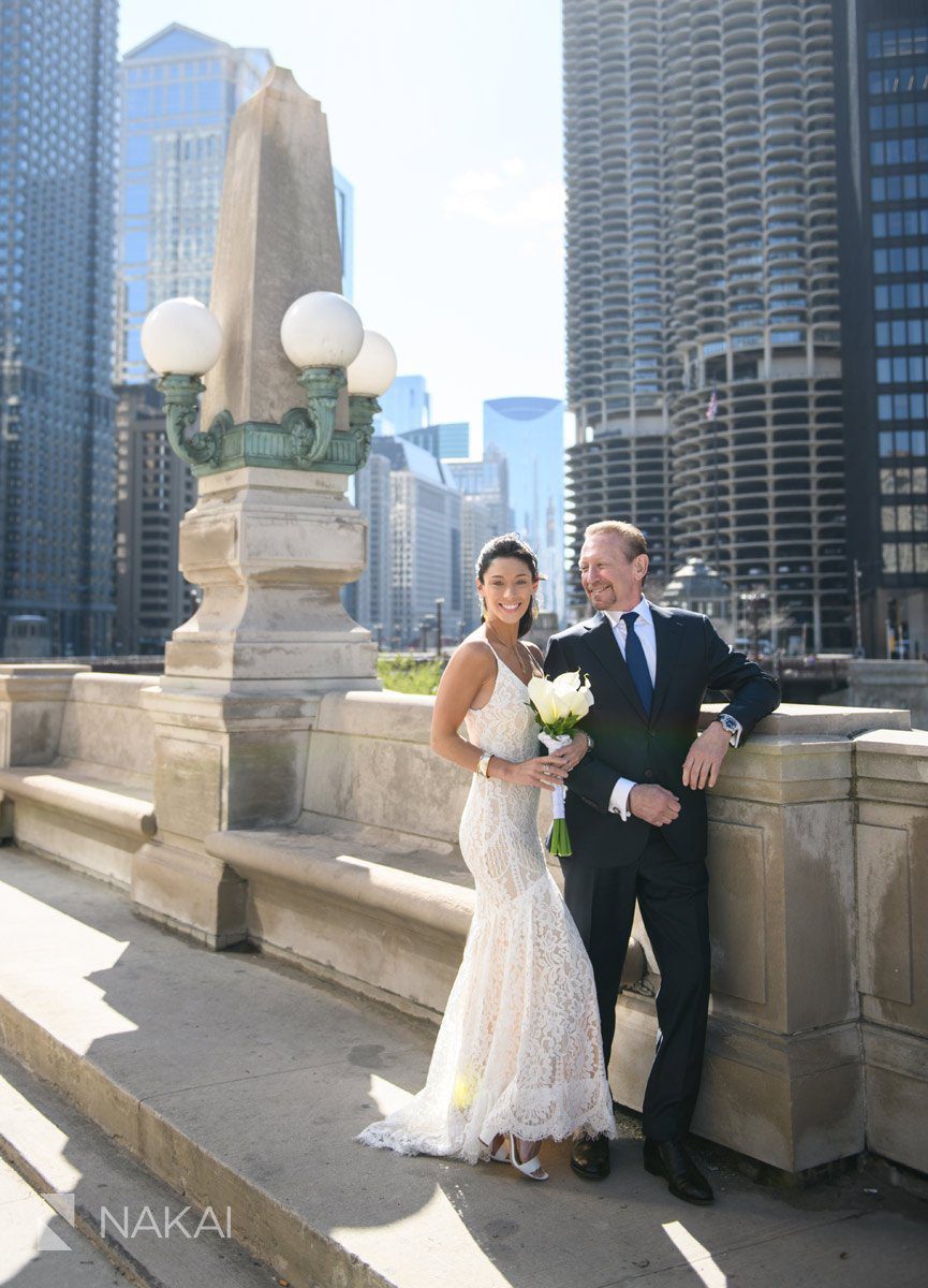 chicago riverwalk wedding photos