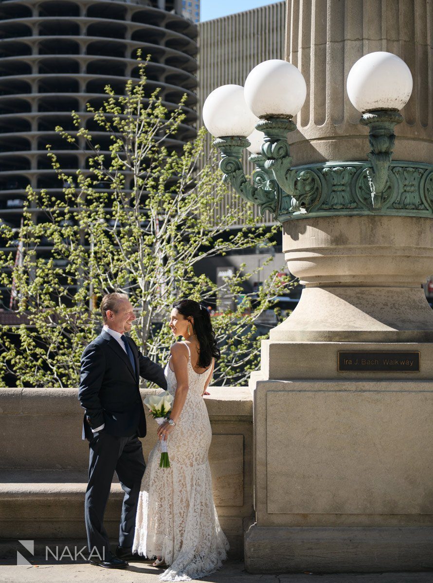 chicago riverwalk wedding pictures