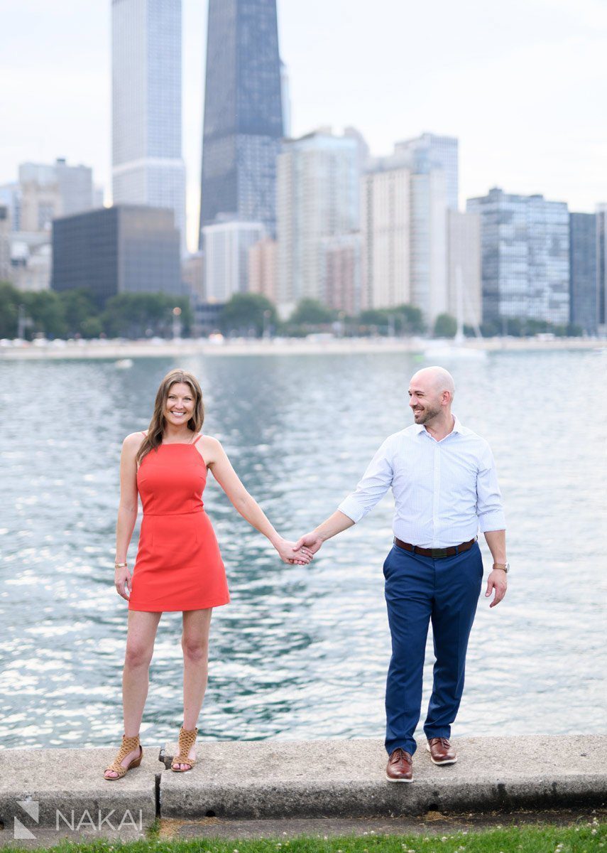 destination engagement photos chicago skyline