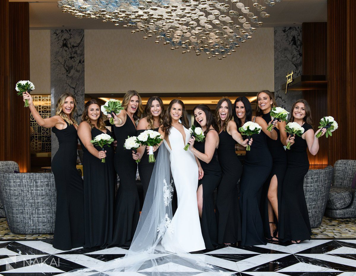 best chicago luxury wedding picture ritz Carlton renovated lobby