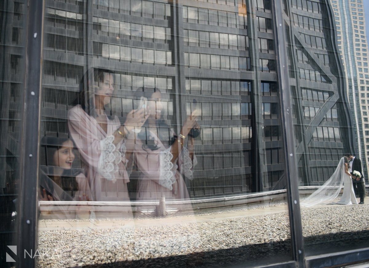 rooftop chicago wedding ritz carlton photo