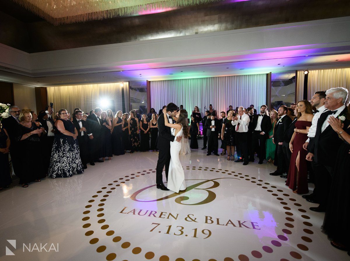 best ritz carlton chicago wedding photo reception bride groom