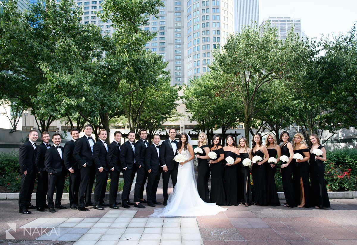 loews chicago wedding pictures bridal party