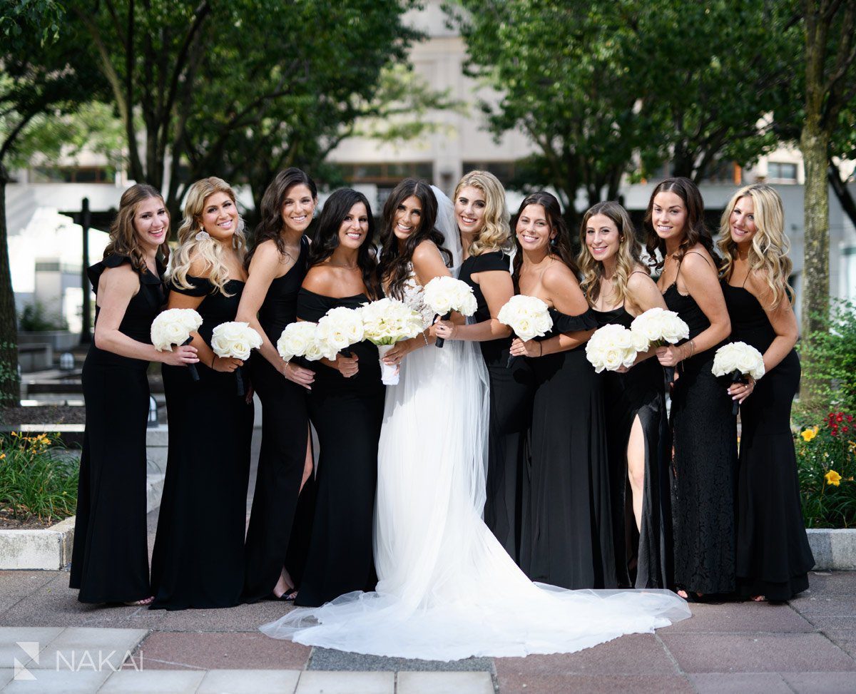 loews chicago wedding pictures bridal party