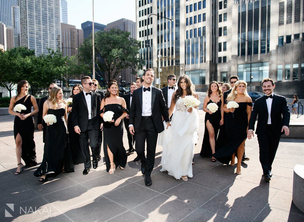 best chicago wedding photo bridal party
