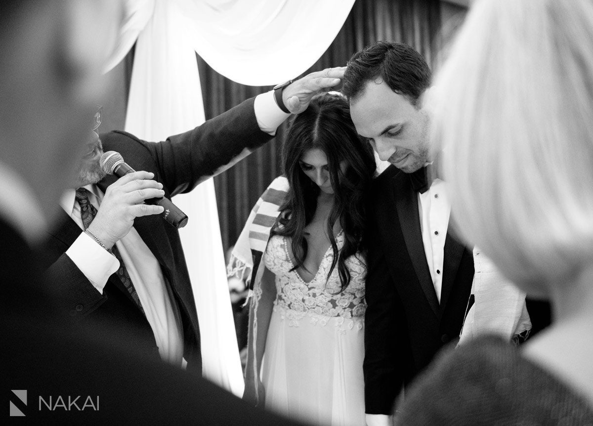 loews chicago wedding pictures ceremony jewish