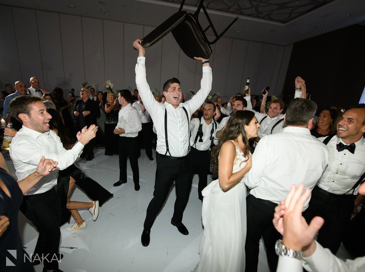 loews chicago wedding photos reception hora jewish