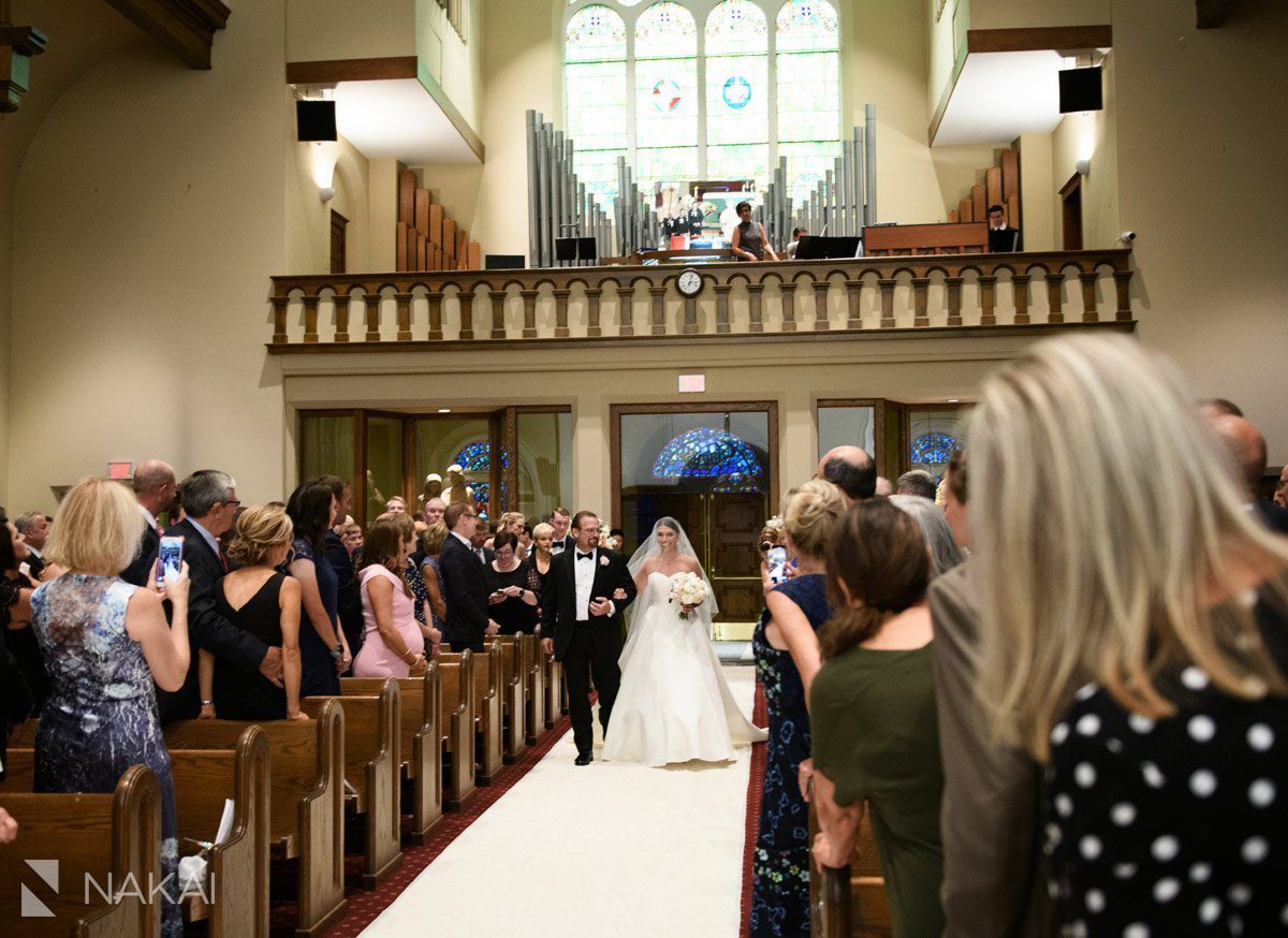 church of st Mary lake forest wedding photographer ceremony